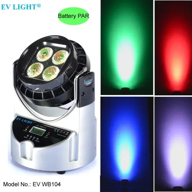 Wireless battery light  RGBW 4 IN 1 LED par light
