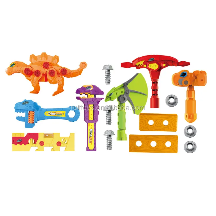 Детская игрушка, комплект для ролевых игр, Набор строительных инструментов динозавров (1600715565796)