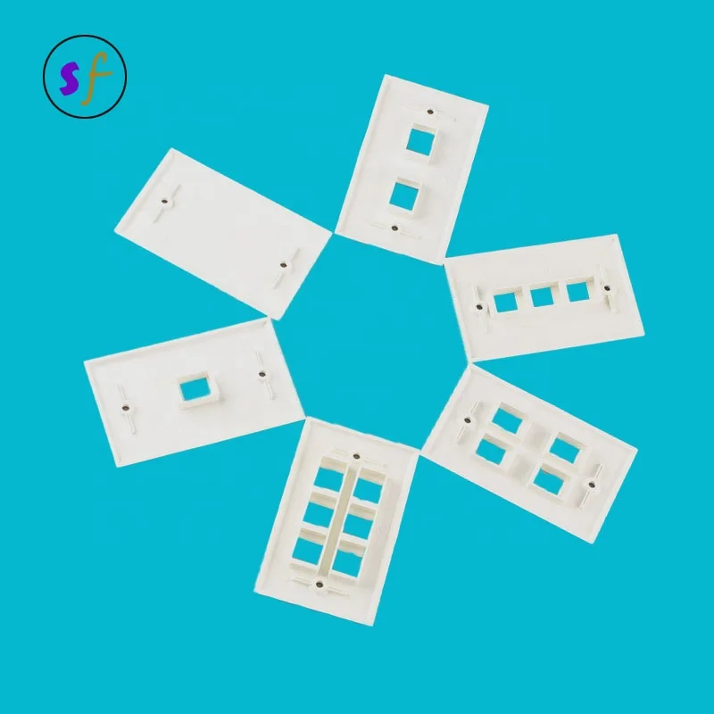 70*115mm US Type faceplate Wall plate for RJ45 Keystone Jack