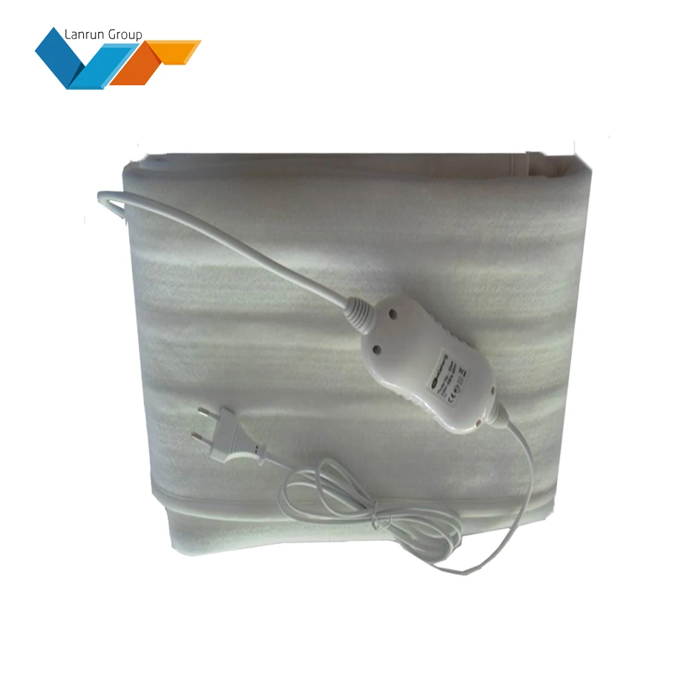 220V GS,CE,ROHS,REACH Certificate Luxury Polar Fleece Electric Heated Under Blanket