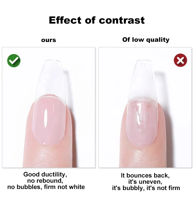 Professional Press on Nail Glue Fast Dry Uv Gel Solid Nail Tip Glue Adhesive