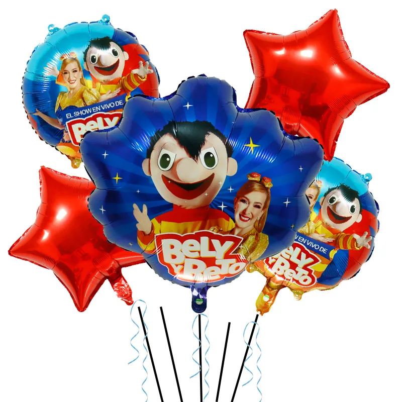 Новое поступление музыкальная тема BeLY Y belo Balloon Spanish s El Gran Show De Globos для украшения вечеринки