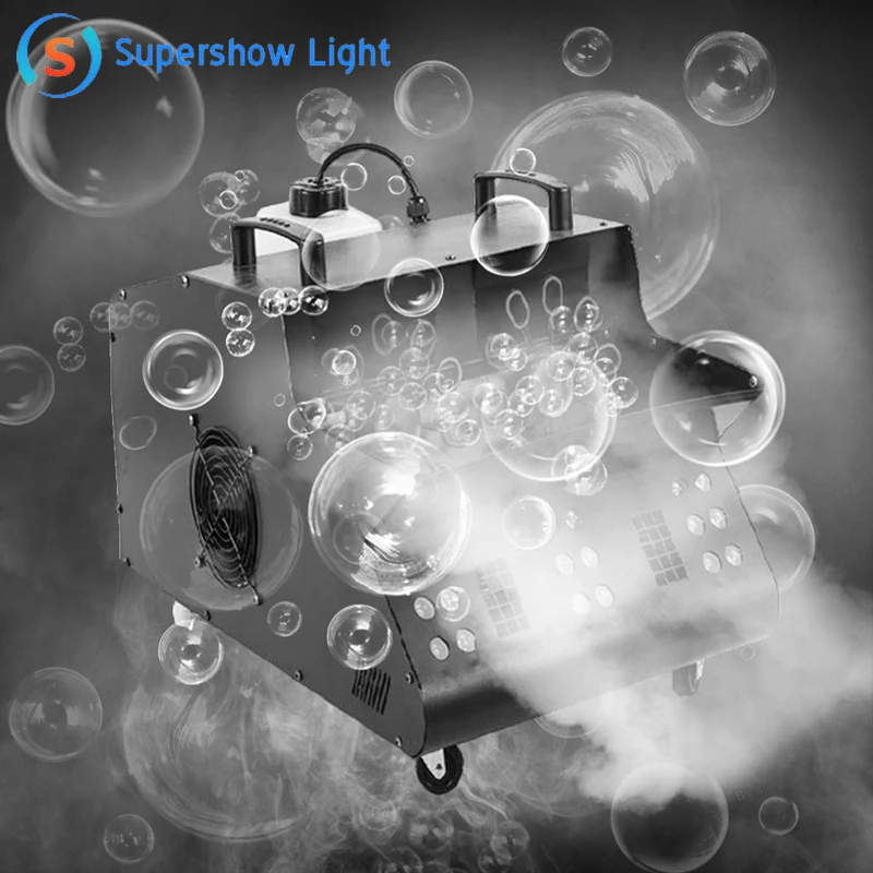 1200W DMX Remote Control LED Fog Smoke Bubble Machine For Wedding Party Stage Effects