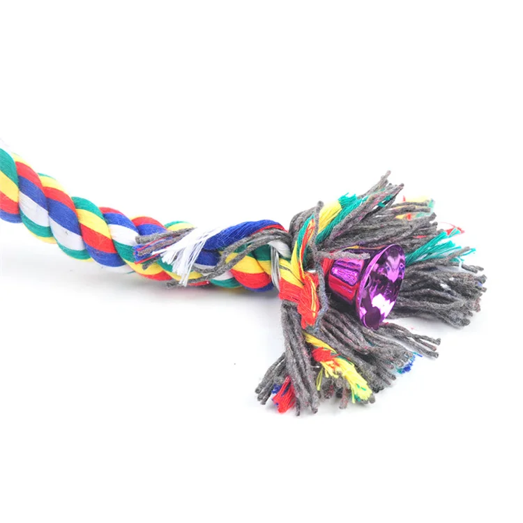 New Hot Selling Factory Directly selling Cheep Interactive Toy Colorful Bird Climbing Parrot Rope With Ring Bird Chew Toy