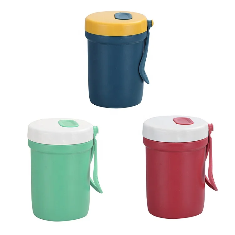 Popular Products 2021 Good Quality Sealed Soup Oatmeal Double Plastic Water Cup