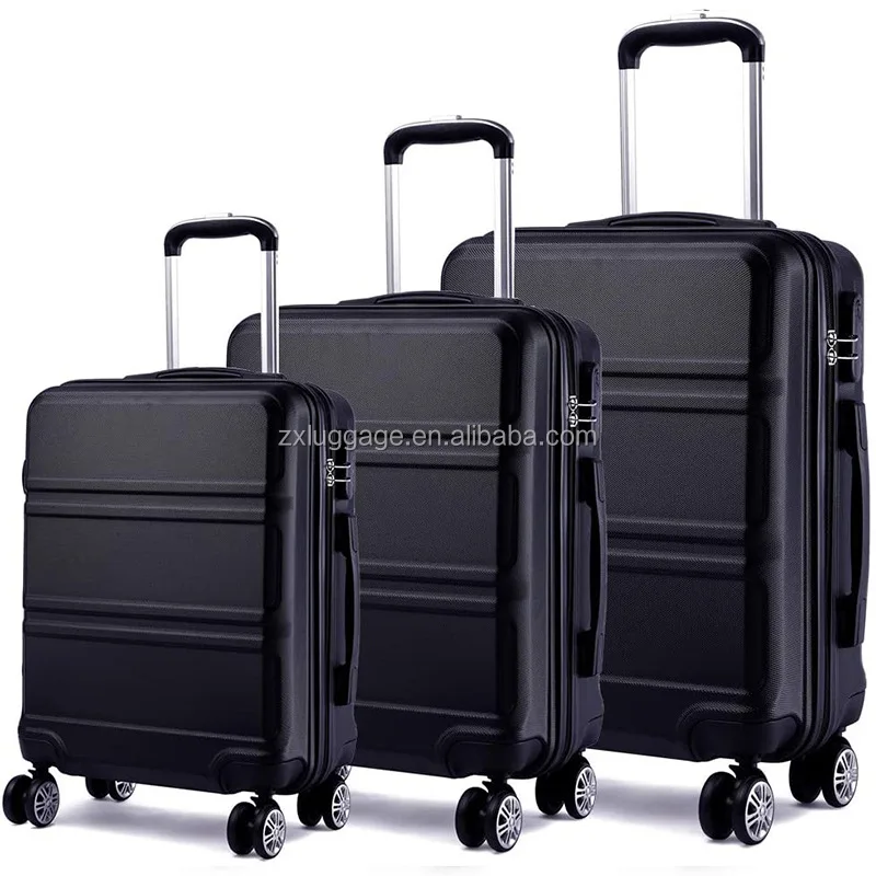 20 24 28 inch 3 pieces set dongguan luggage bags and case abs material royal king polo big suitcase luggage free shipping