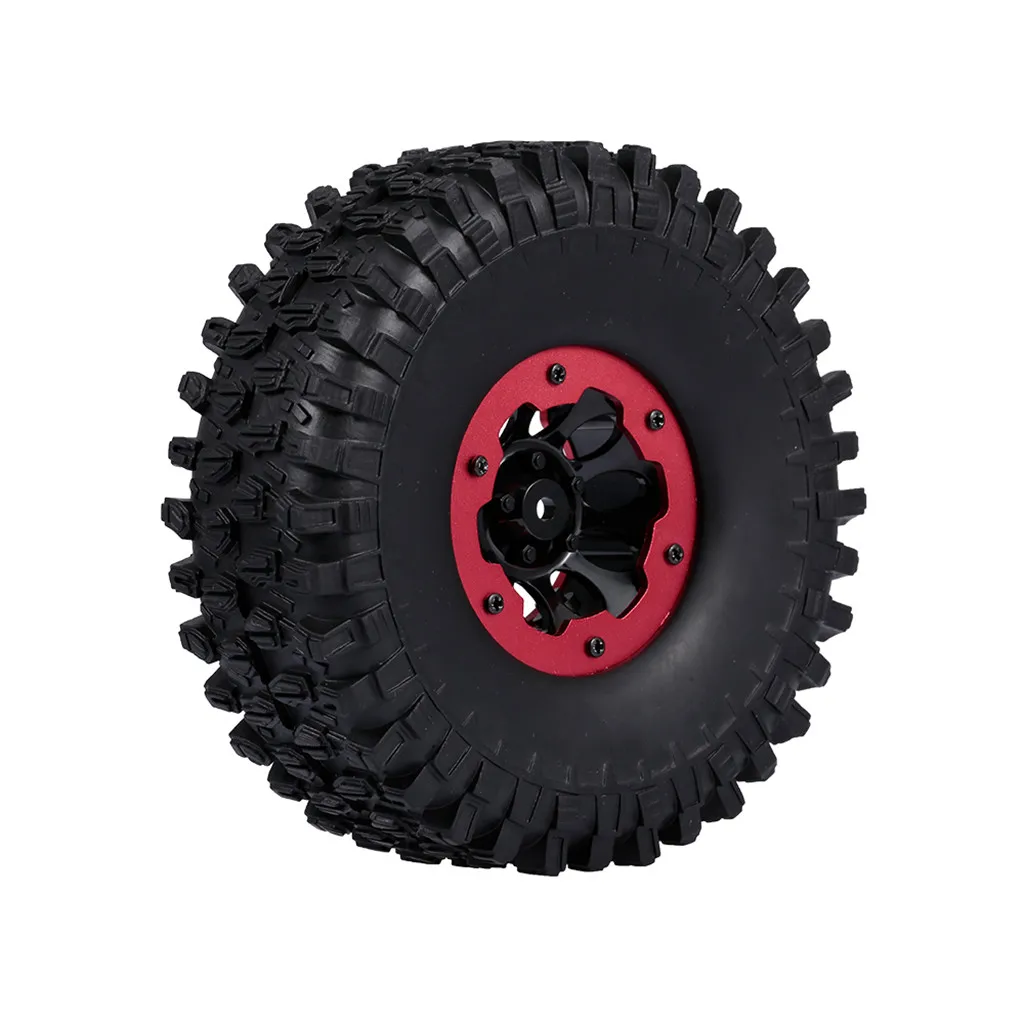 4pcs 120mm 1.9 Inch Rim Rubber Inflatable Tyre Tire Wheel for Traxxas HSP Redcat RC4WD Tamiya Axial SCX10 D90 HPI RC Car Parts