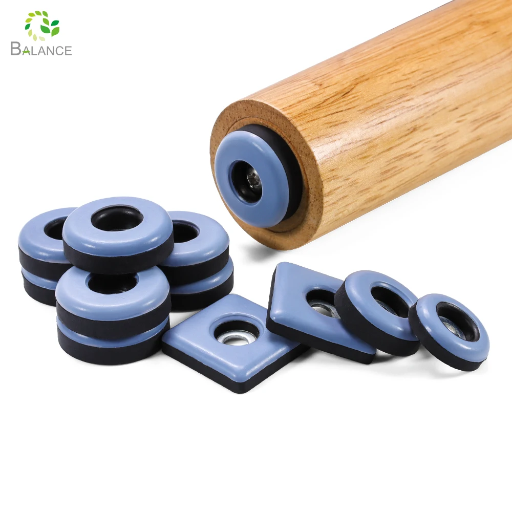 PTFE Furniture Slider Pads with Adhesive Both Slip-resistant and Smooth-gliding for Kitchen & Bathroom Accessories Protection