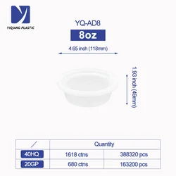 Customizable 8oz 16oz 32oz Deli Container With Lid, Disposable Plastic Airtight Food Storage Container