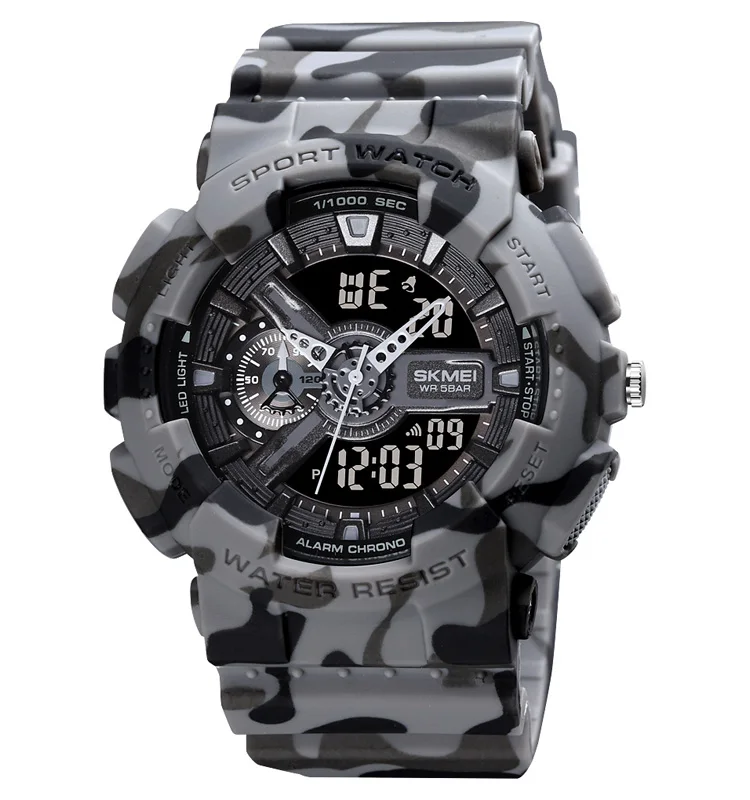  Низкий минимальный заказ SKMEI relojes 1688 часы с двойным временем reloj de hombre цифровые спортивные