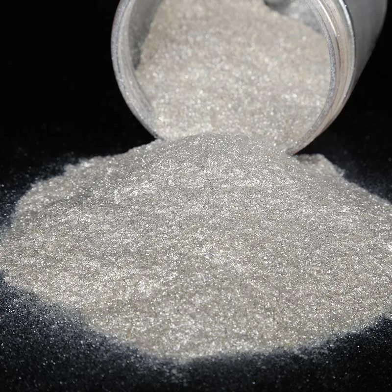 ISuoChem серебристо-белый серия перламутровый пигмент с высокой вспышкой Слюда Порошок