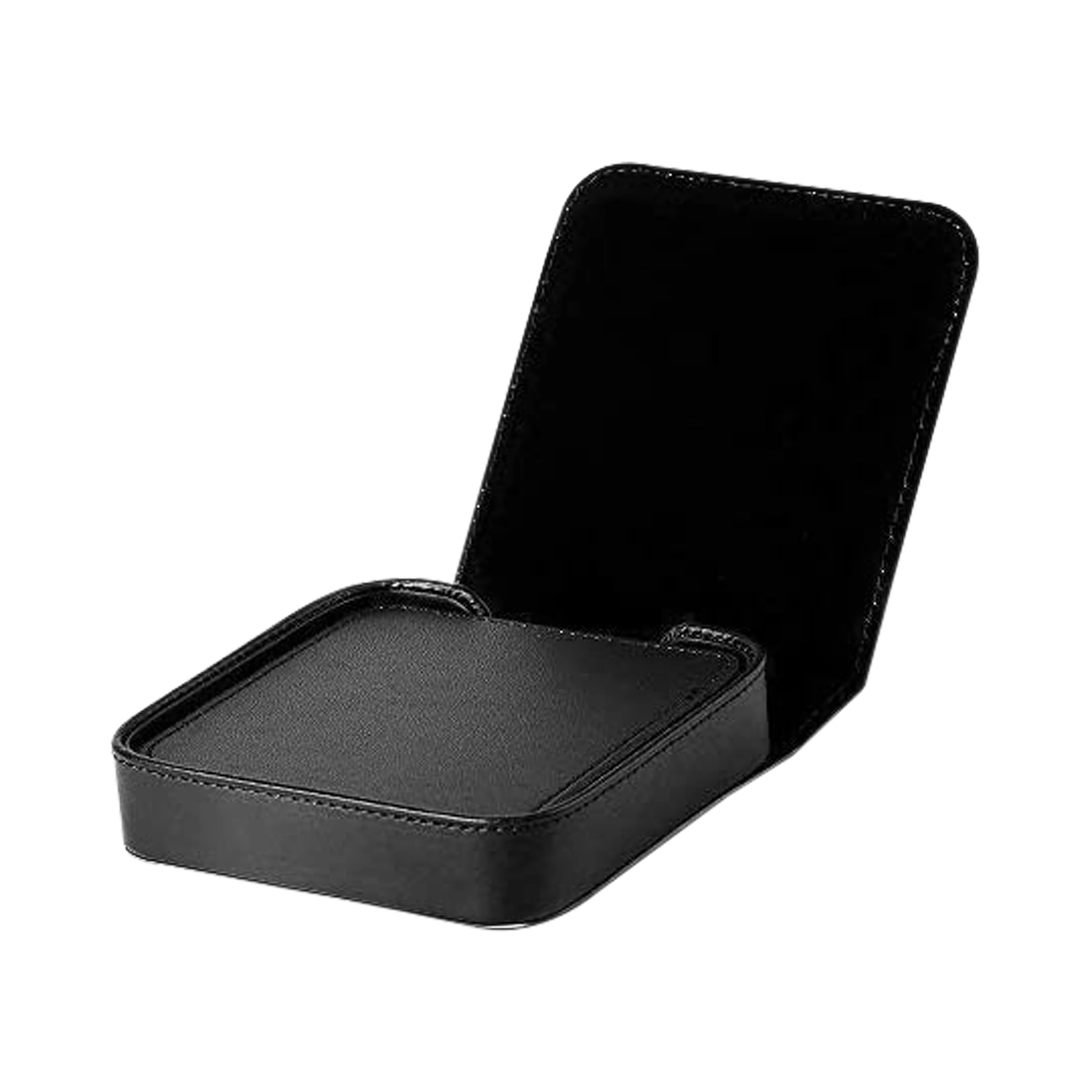 Premium Glass Coasters Leather Coasters Set Of 6 Square Felt Coasters Protect Table And Bar