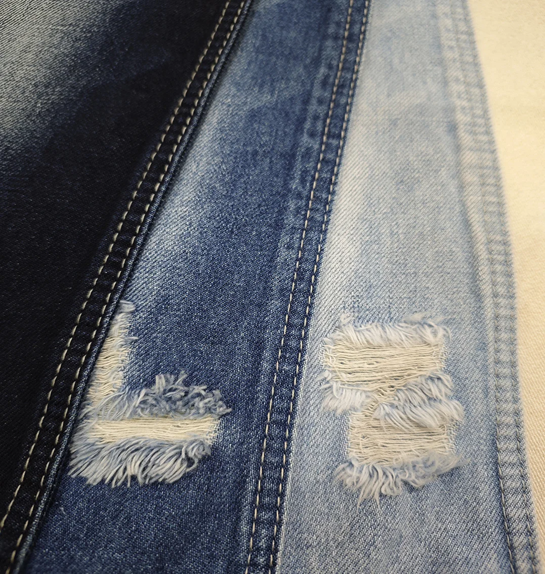 Denim Shirts For Men High Quality Wholesale Stretch Customized Denim Fabric