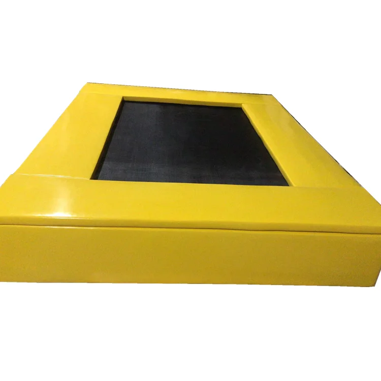 White Indoor Soft Play Playground Gymnastics Trampoline For Toddler