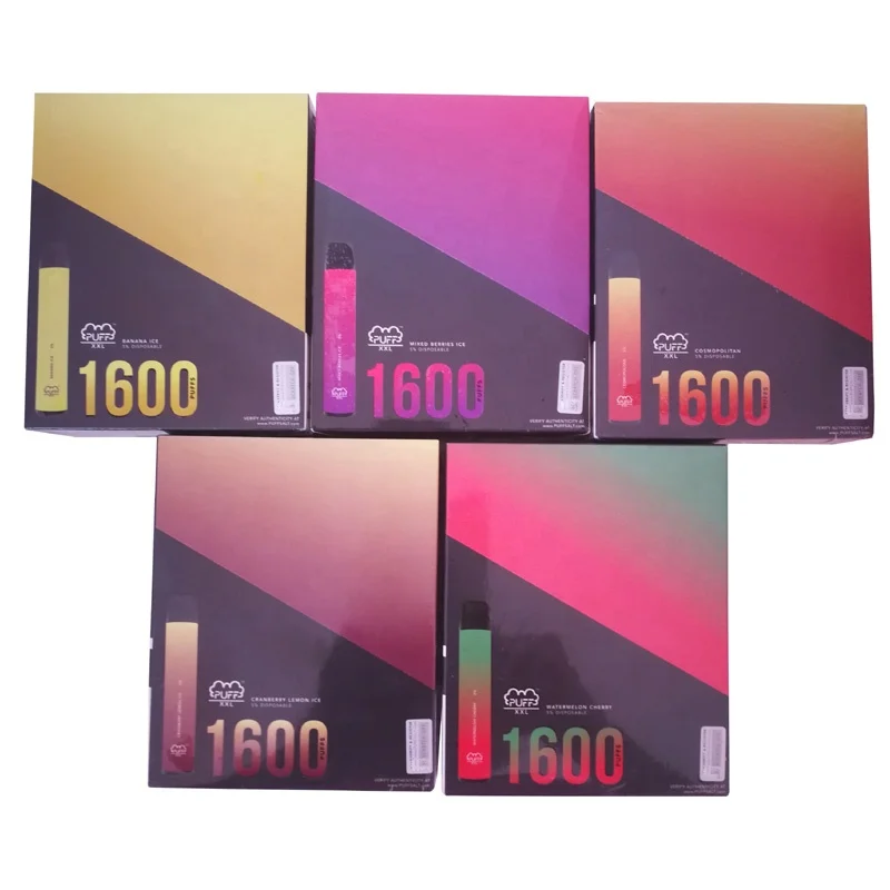 Fast Shipping  Wholesale PUFF XXL Replaceable Devices 1600 puffs Electronic Cigs