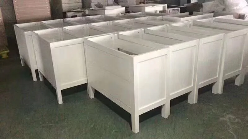 Hot Sale Bathroom Vanity Units Bathroom Cabinet Set Modern Silver Mirror China with Sink and Side Cabinet Wall Hung Waterproof