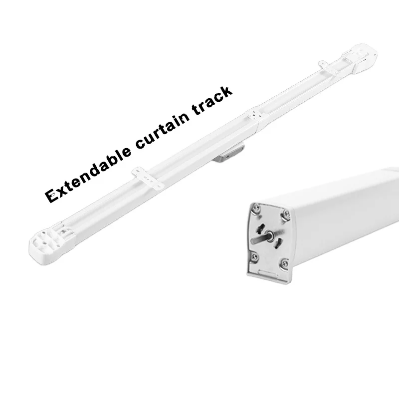 New Design flexible curtain track Retractable Curtain Track Smart Ceiling Curtain Track Pulley System Home Decor