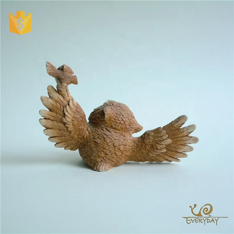 Z11172A Mini Garden Decoration art and craft animal owl figurines for home decoration