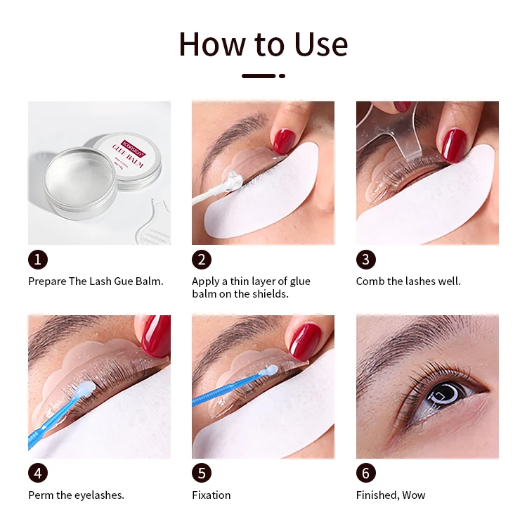 Iconsign Custom Lash Lifting Glue Balm 25g Perm Eyelash Lift Adhesive For Lash Lift Glue Balm Private Label