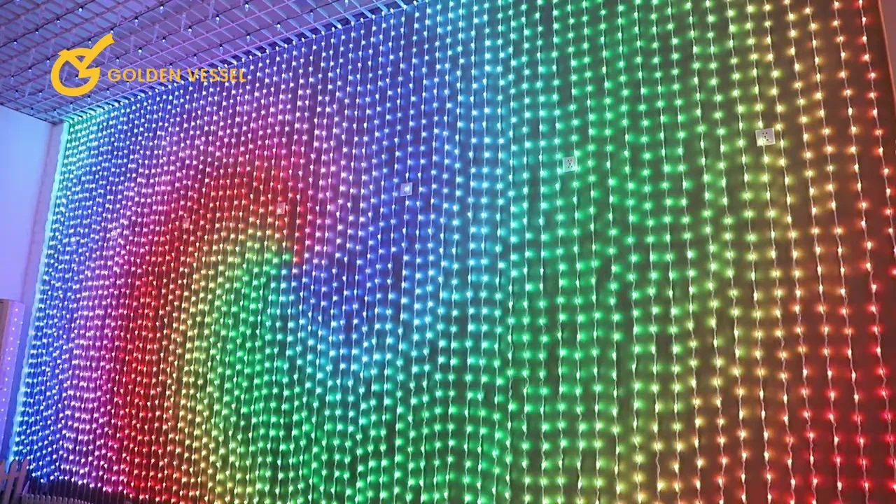 color changing dmx RGB addressable 5mm red led christmas lights for christmas tree