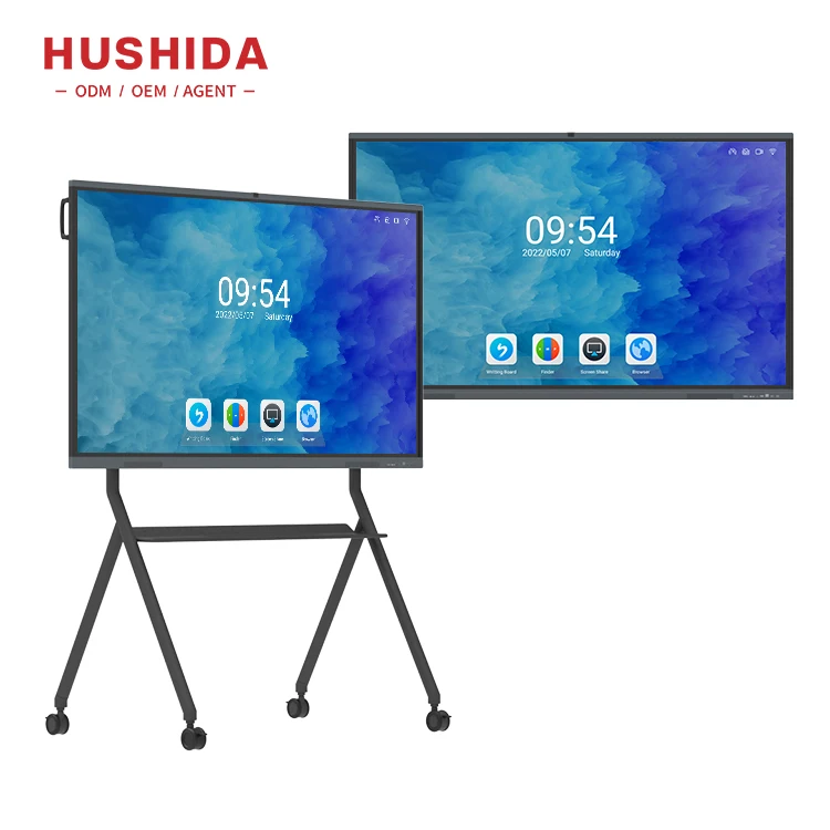 Customized All-In-One 75 85 100 110 inch Meeting School Interactive Board For Kids Children