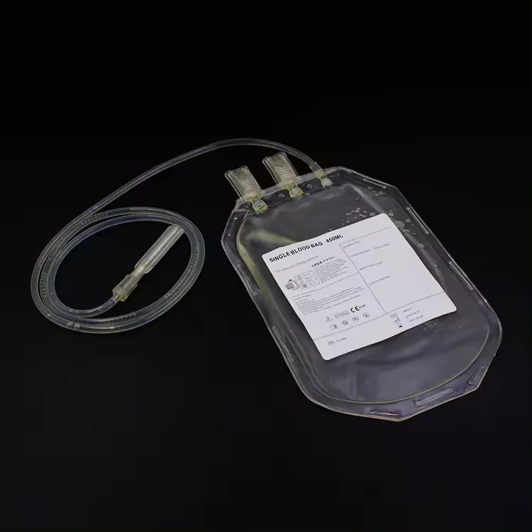 Hot sale Single Double Triple Quadruple Transfusion 250ml 350ml 450ml 500ml Blood Bag empty blood bag