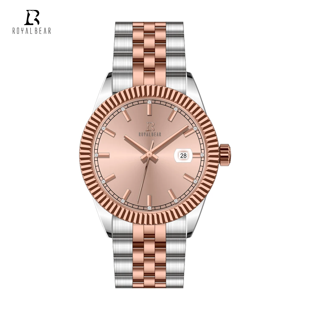  Custom automatic mechanical stainless steel men watches