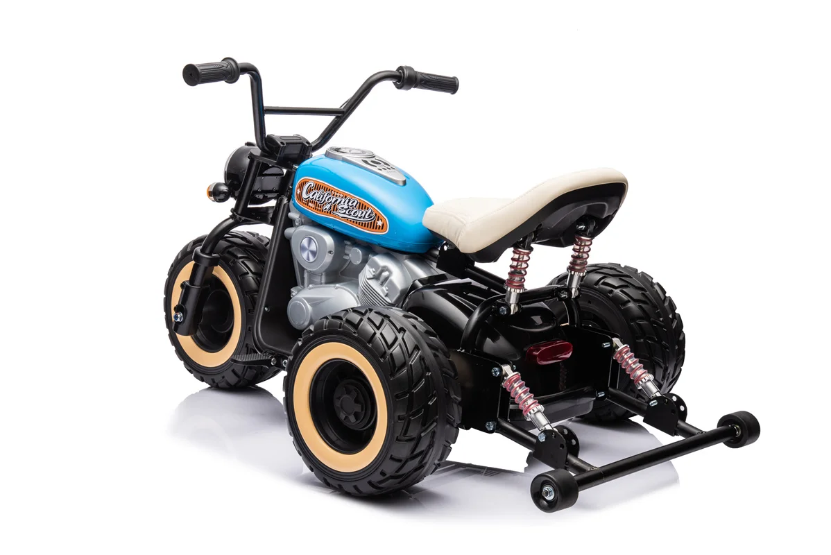 New Item Ride-On Toy for Children Electric Motorcycle Tricycle with Rear Wheel Shock Absorber and Foam Tire for Ages 3-8 Years