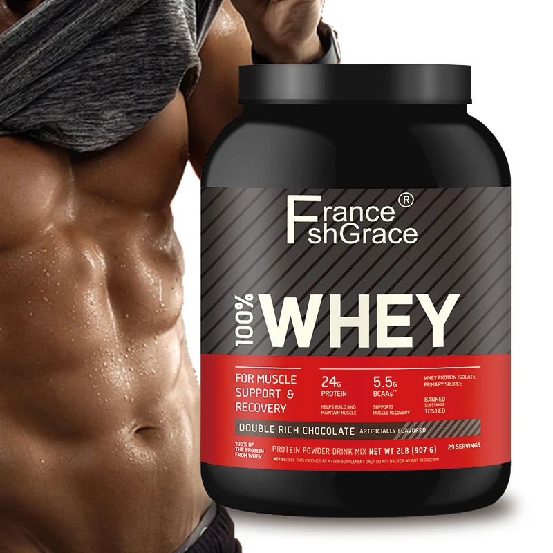 Halal Suplementos Mass Weight Gainer Muscle Growth Gym Double Rich Chocolate Flavor Whey Protein Isolate Powder
