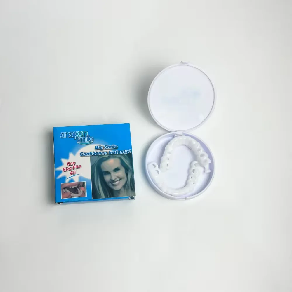 Wholesale Low Price Customized Logo Full Cover False Teeth Perfect Smile Veneers Upper and Lower Comfort Fit Flex Denture Braces