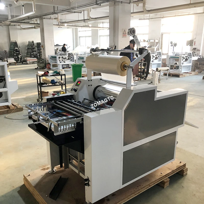 Fully Automatic Kraft Paper Cardboard Sheets Laminator Machine Double Sides Film Hot And Cold Flute A2 Laminating Machine