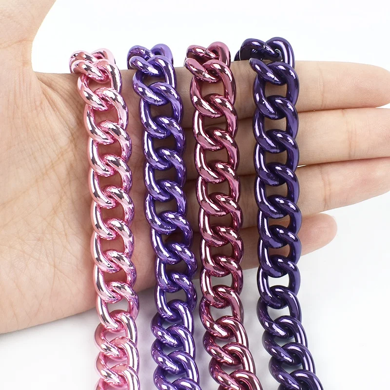 Meetee C-C001 13mm Handbag Hardware Accessory DIY Handmade Plating Decorative Bag Chain Alloy Adjustable Replaceable Bag Chain