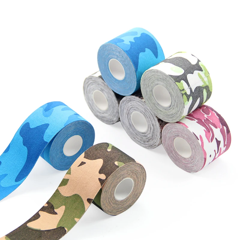 Relieving muscle fatigue and custom printed kinesiology sports tape