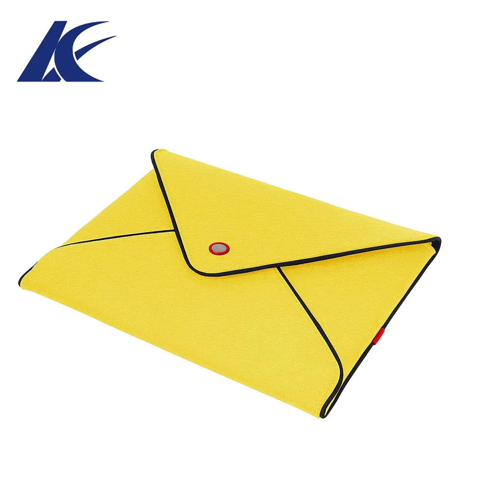 
High Quality Fireproof Felt A4 Document File Folder Bag For Office 