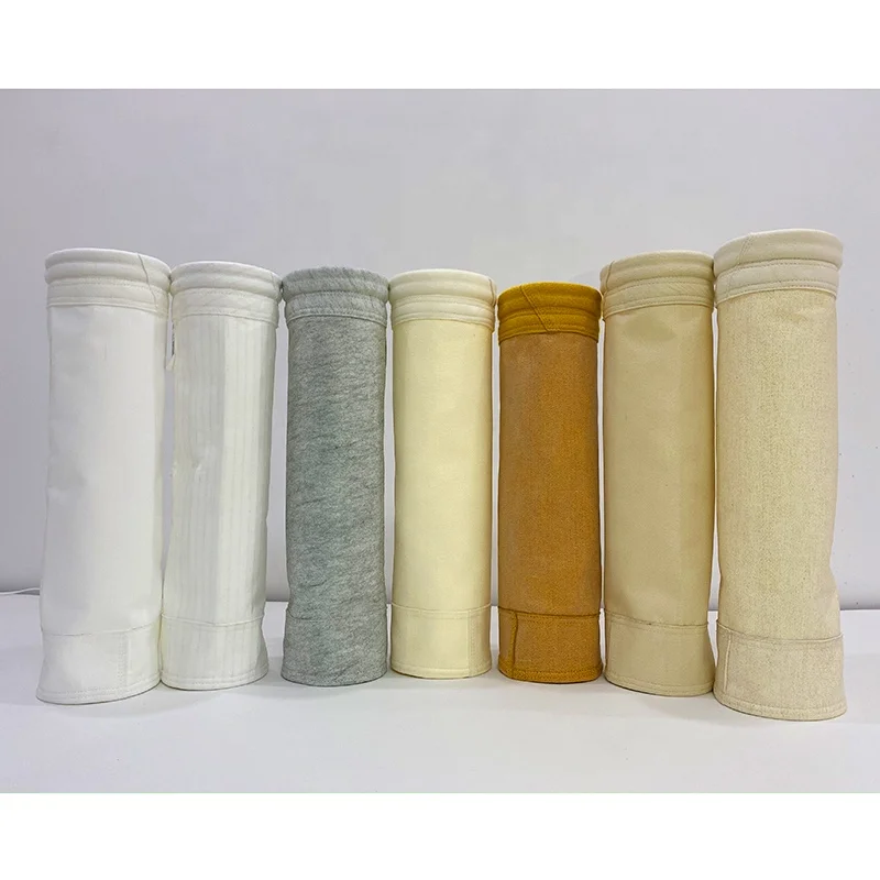 High quality pulse jet dust removal drill cyclone blended anti-static and other fabric dust filter bags