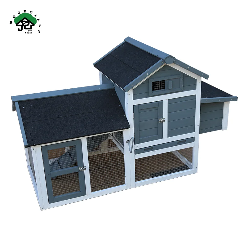 Wooden Chicken Coop Outdoor Backyard Hen Habbitat Cage Chinese Fir Wood Chicken House