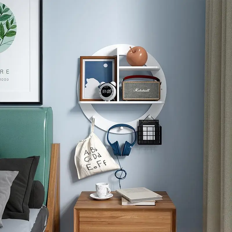 Modern Multistyled Heavy Duty Wall Hanging Shelves Kitchen Storage Shelf Wall Plastic Storage Racks