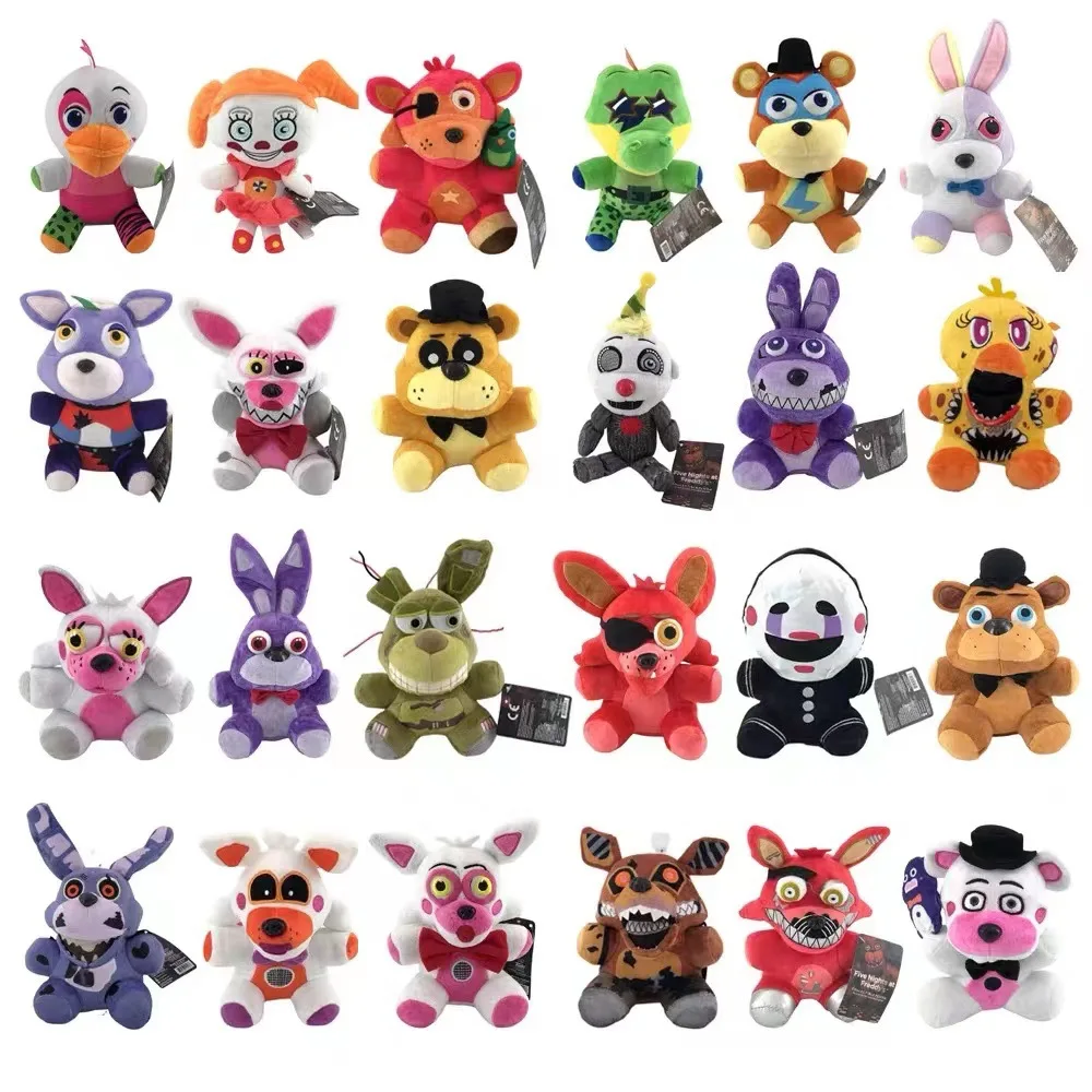 standard famous cartoon character Five Nights at Freddy Plush movie character soft toys