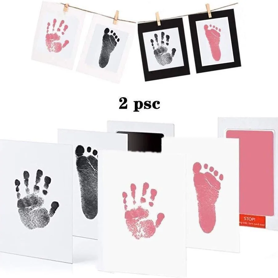 2024 Wholesale Non-Toxic Baby Handprint Footprint Imprint Souvenirs Infant Clay Toy Gifts
