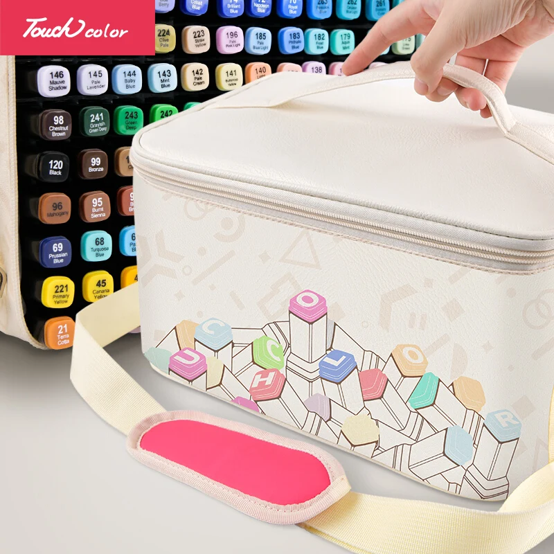 
 204 цветов для творческого рисования Маркер для белой доски имеют спиртовую основу искусство рисования набросков для раскрашивания для взрослых и маркер для белой доски с белым сумка для переноски  