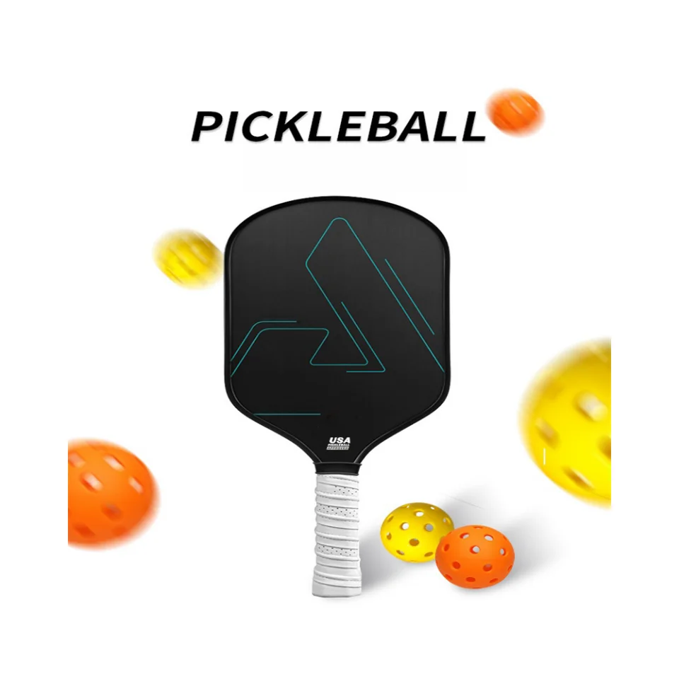 Manufacturer Custom Professional Approval Custom Raw Rough Surface Carbon Fiber Pickleball Paddle Racket