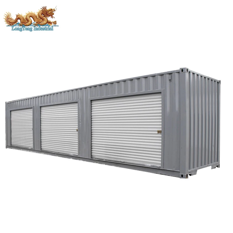 Custom Made Roller Up Shutter Door 40ft Storage Shipping Container