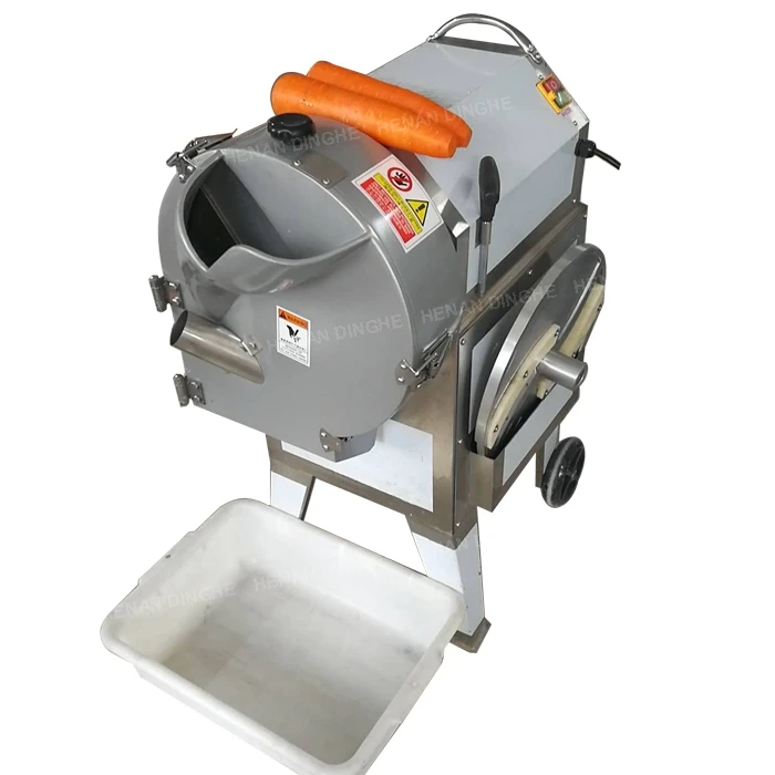 High-efficiency commercial carrot potato cucumber onion electric vegetable cutting machine vegetable cutter