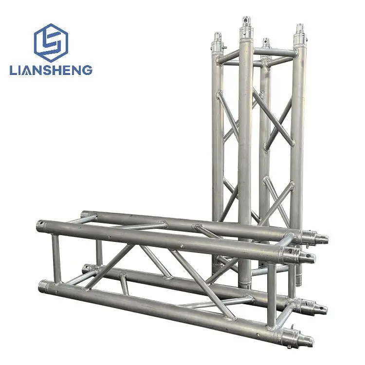 Ready to Ship Fast Delivery Aluminum Truss Silver 300*300mm 400*400mm Spigot Truss Screw Truss