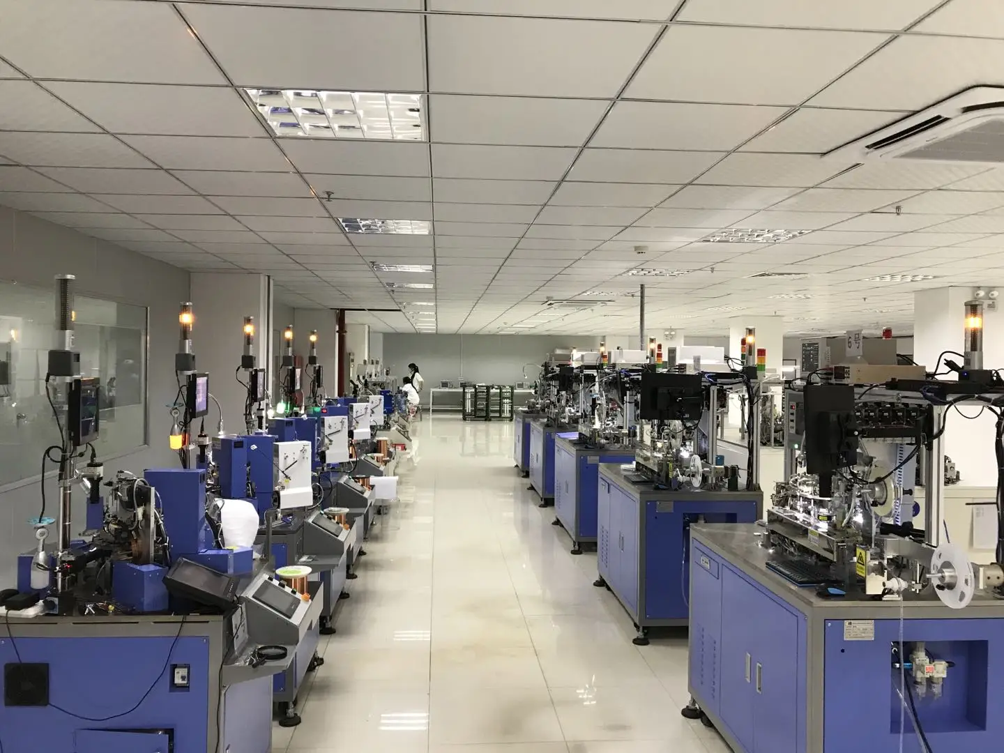 ONLION ONN-L1 Intelligent WiFi Tri-Color LED Signal Tower Light Green & Yellow Warning Light for MES & CNC Machine