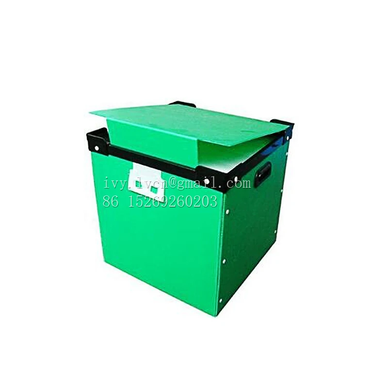 High Quality Lightweight and Strong Polypropylene Plastic Folding Storage Boxes