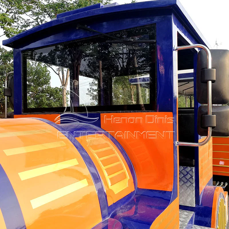 Kiddie Amusement Park Electric train Manufacturer Children trackless Tourist train Rides