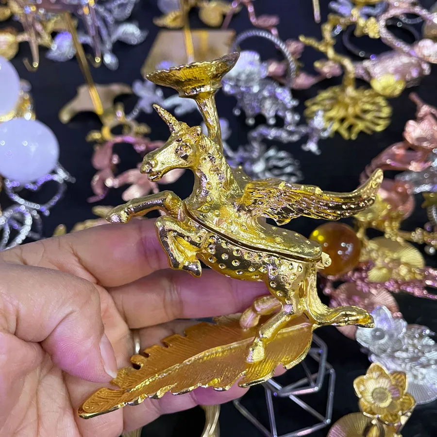 Wholesale Various Metal Display Stand Base Crystals Sphere Metal Stand For Dec