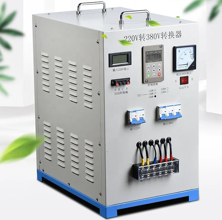 High-power industrial 220V three-phase to 380V three-phase voltage converter reversing device 30kw 300A