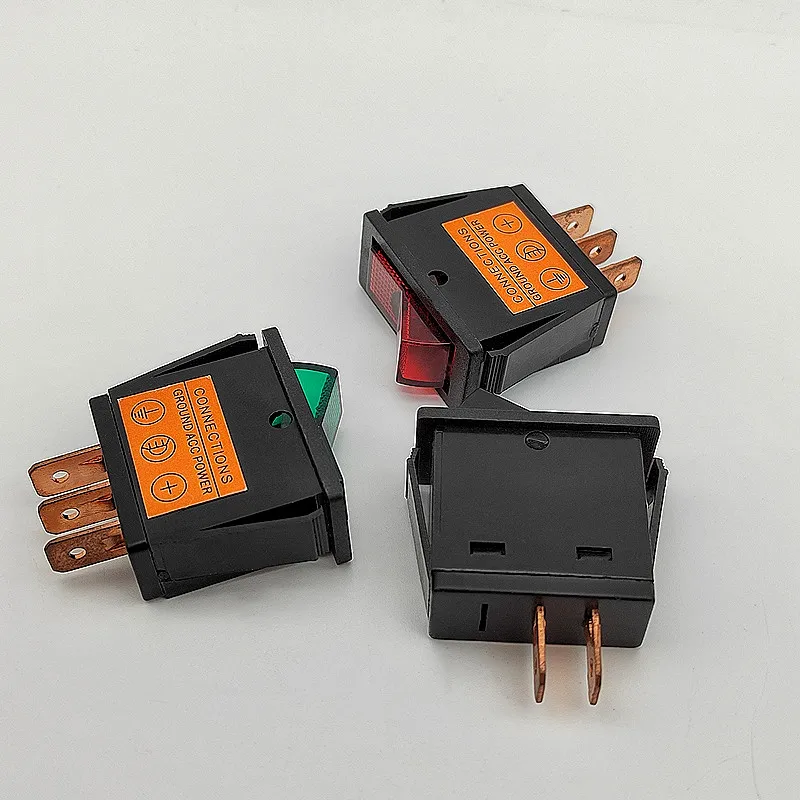 12V 20A 3 Pin Single Pole Auto ON OFF Light Switch for car electrical system Rocker Switch